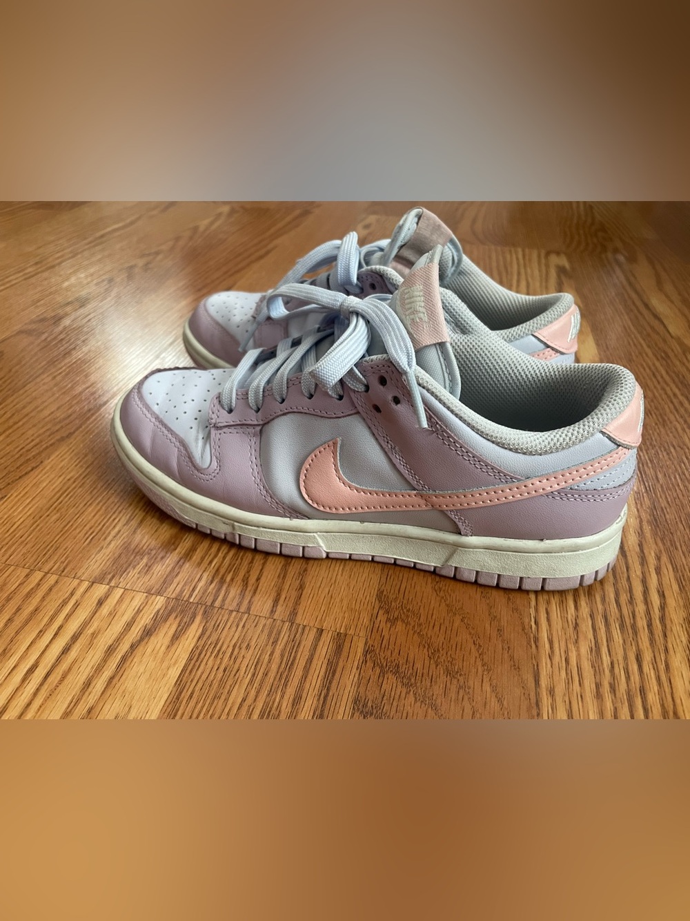 Nike Dunk Low Pink Foam White Light Pink Sneakers Women’s Size 6.5